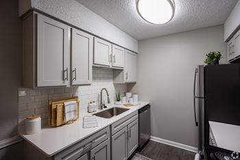 Bright kitchen area